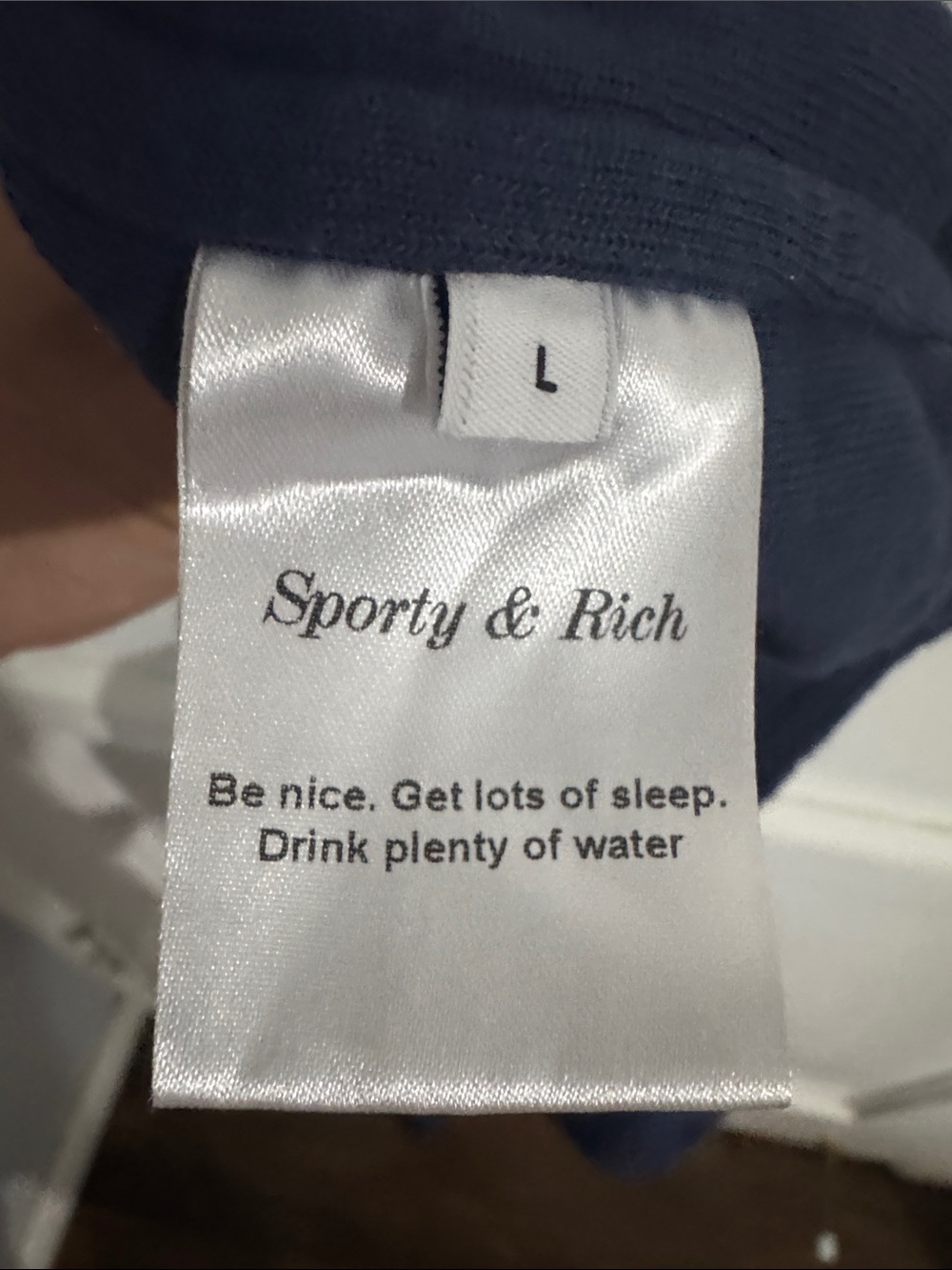 Sporty & Rich Signature Logo Terry Shorts - Picture 3 of 7